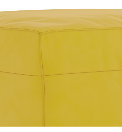 Repose-pied Jaune 70x55x41 cm Velours