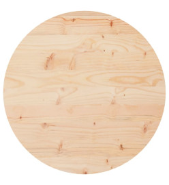 Dessus de table rond Ø50x3 cm bois de pin massif