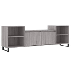 Meuble TV Sonoma gris 160x35x55 cm Bois d'ingénierie