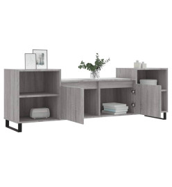 Meuble TV Sonoma gris 160x35x55 cm Bois d'ingénierie