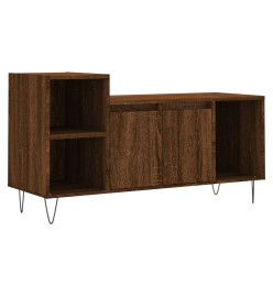 Meuble TV Chêne marron 100x35x55 cm Bois d'ingénierie