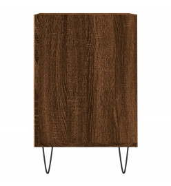 Meuble TV Chêne marron 100x35x55 cm Bois d'ingénierie