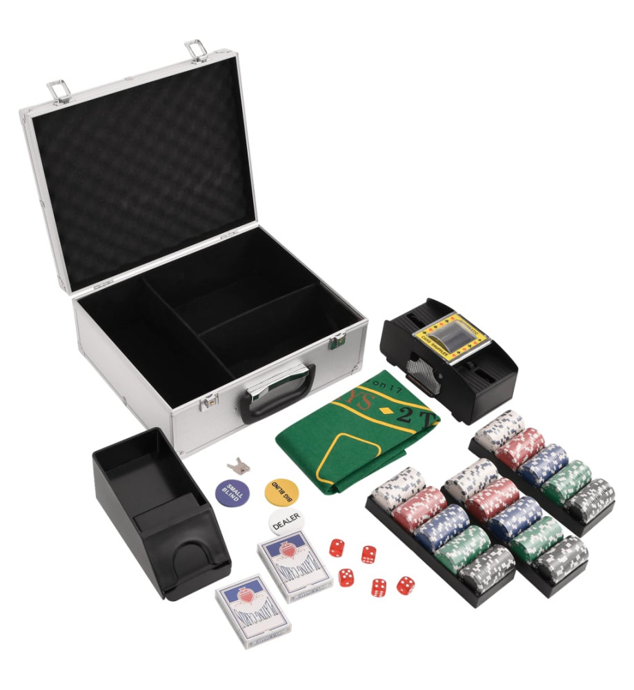 Jeu de jetons de poker 300 pcs 11,5 g