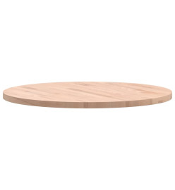 Dessus de table Ø70x2,5 cm rond bois massif de hêtre