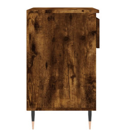 Armoire à chaussures Chêne fumé 70x36x60 cm Bois d'ingénierie