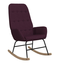 Chaise à bascule Violet Tissu