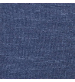 Cadre de lit avec tête de lit Bleu 140 x 200 cm Tissu