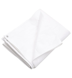 Bâche 260 g/m² 6x12 m Blanc PEHD