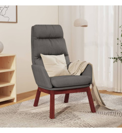 Chaise de relaxation Gris clair Tissu