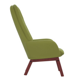 Chaise de relaxation Vert clair Velours