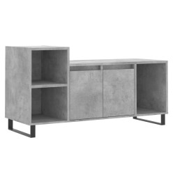 Meuble TV Gris béton 100x35x55 cm Bois d'ingénierie