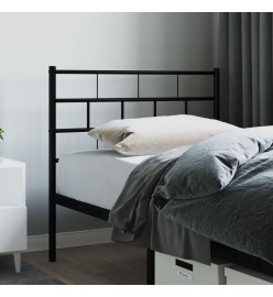 Tête de lit métal noir 75 cm