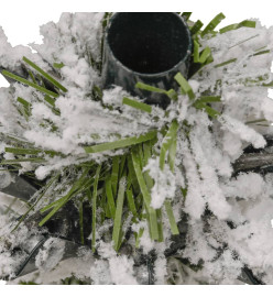 Sapin de Noël artificiel à charnières avec neige floquée 180 cm