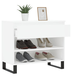 Armoire à chaussures Blanc 70x36x60 cm Bois d'ingénierie