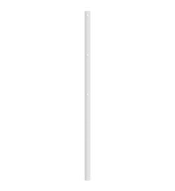 Tête de lit métal blanc 140 cm