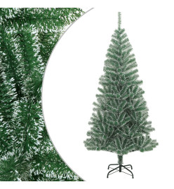 Sapin de Noël artificiel avec neige floquée vert 120 cm