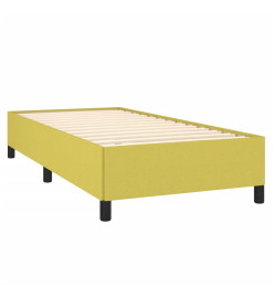 Cadre de lit Vert 90x200 cm Tissu