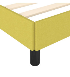 Cadre de lit Vert 90x200 cm Tissu
