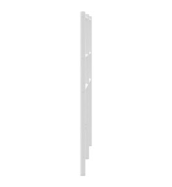 Tête de lit métal blanc 120 cm
