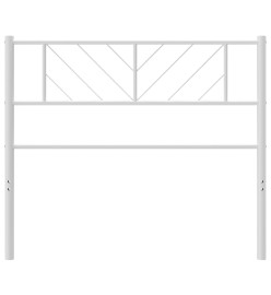 Tête de lit métal blanc 100 cm