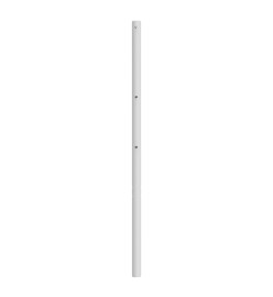 Tête de lit métal blanc 80 cm