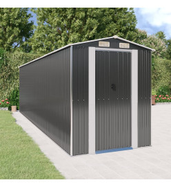 Abri de jardin Anthracite 192x689x223 cm Acier galvanisé