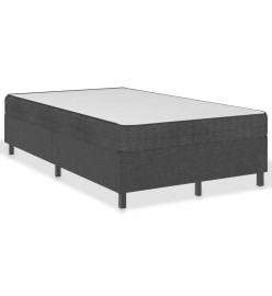 Sommier tapissier Gris foncé Tissu 120x200 cm