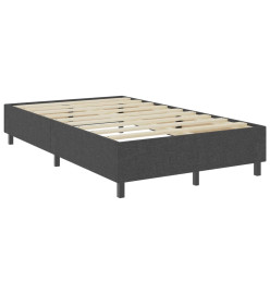 Sommier tapissier Gris foncé Tissu 120x200 cm