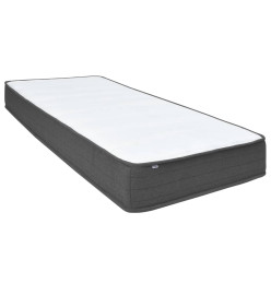 Sommier tapissier Gris foncé Tissu 120x200 cm