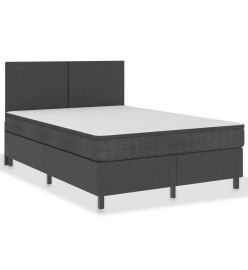 Sommier tapissier Gris Tissu 140 x 200 cm