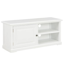 Meuble TV Blanc 90 x 30 x 40 cm Bois