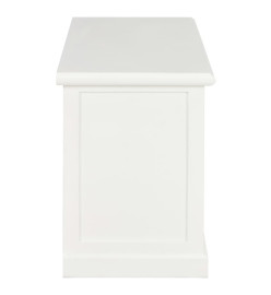 Meuble TV Blanc 90 x 30 x 40 cm Bois