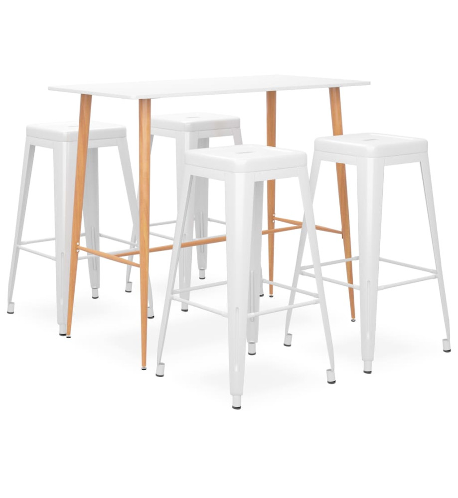 Ensemble de bar 5 pcs Blanc