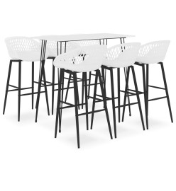 Ensemble de bar 7 pcs Blanc