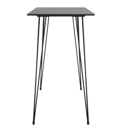 Ensemble de bar 7 pcs Noir et gris