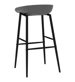 Ensemble de bar 7 pcs Noir et gris