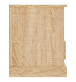 Meuble TV chêne sonoma 93x35,5x45 cm bois d'ingénierie