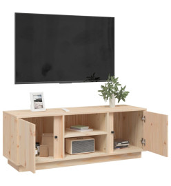 Meuble TV 110x35x40,5 cm Bois de pin massif