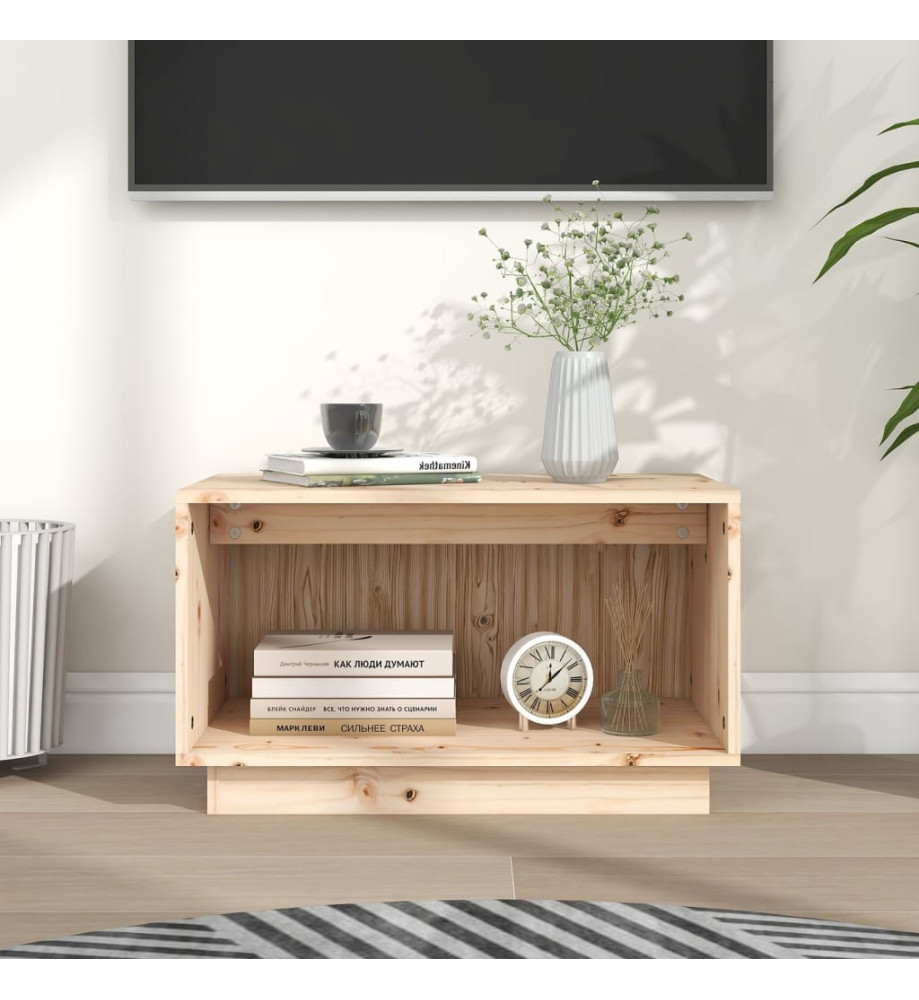 Meuble TV 60x35x35 cm Bois de pin massif