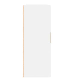 Armoire murale Blanc 69,5x32,5x90 cm Bois d'ingénierie