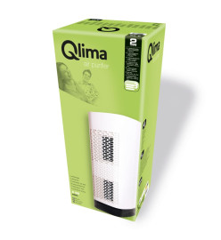 Qlima Purificateur d'air avec filtre HEPA A 68 50 W Blanc