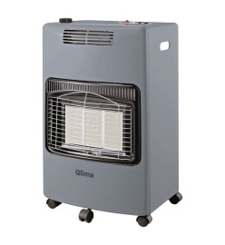 Qlima Chauffage au gaz à connecteur 2-en-1 GH 959 RF 4,1 kW gris