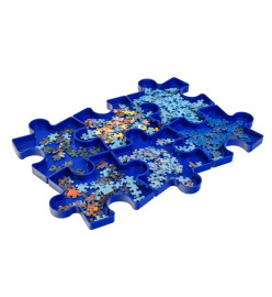 HI Plateau de tri de puzzle 21,5 cm bleu