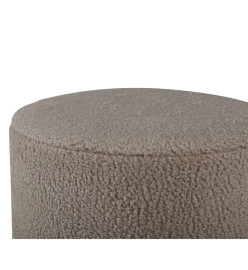 Venture Home Pouf Benji 35x35x42,5 cm Teddy Beige et noir