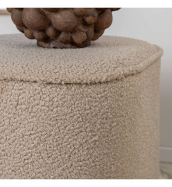 Venture Home Pouf Piff 44x44x41 cm Teddy Beige