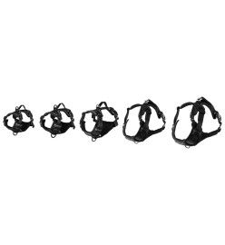 FLAMINGO Harnais pour chiens Balou Noir M 50-65 cm 25mm