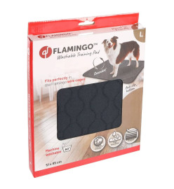 FLAMINGO Tapis de dressage antidérapant lavable Patsy L Gris