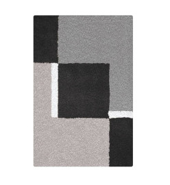 Kleine Wolke Tapis de bain Dakota Platinum 60x90 cm Gris et noir