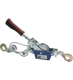 Carpoint Treuil manuel portable avec câble 800 kg Chrome