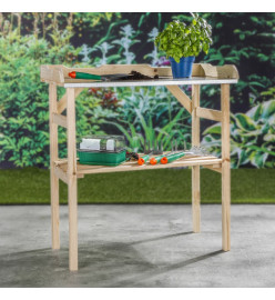 HI Table de rempotage en bois 82x38x78 cm